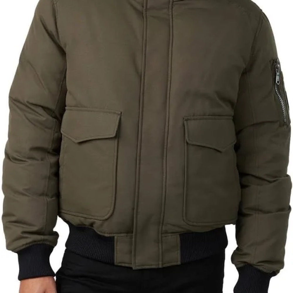 Pajar  |  Down & Faux Fur Bomber Jacket